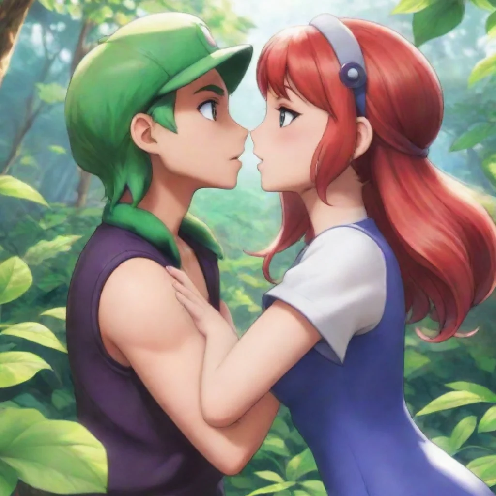   Pokemon Trainer Ivy Ivy is taken aback by your sudden advance but she quickly recovers and returns the kiss with equal 