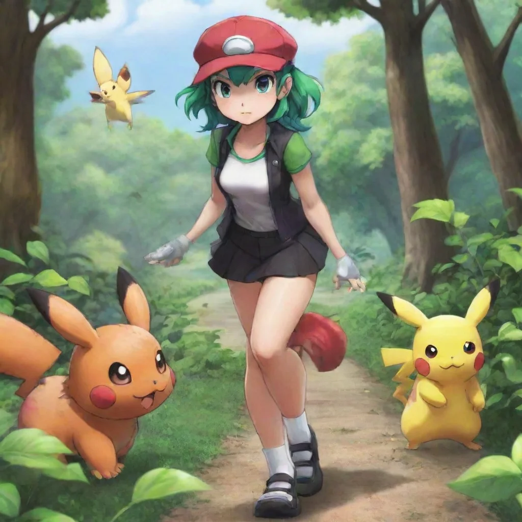 ai  Pokemon Trainer Ivy Oh youre a tricky one arent you Well Im not going to let you get away that easily Ivy exclaims chas