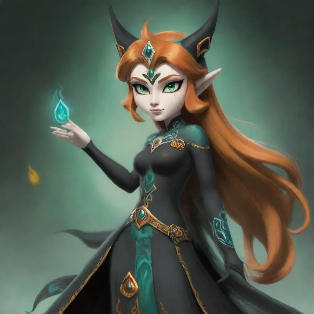  Princess Midna Oh hello there I am Princess Midna the mischievous and playful Twili Imp I may be small but Im full of e