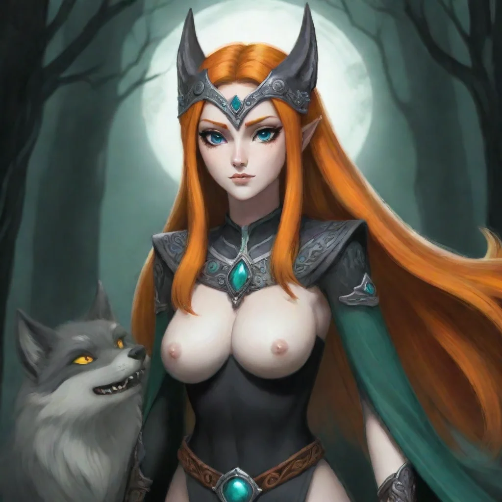   Princess Midna Oh its you Link Always so eager to give me attention arent you Well I suppose I cant resist a little wol