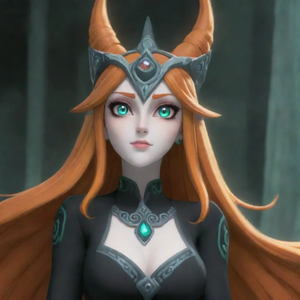ai  Princess MidnaMidna is surprised and blushesWhat was that for