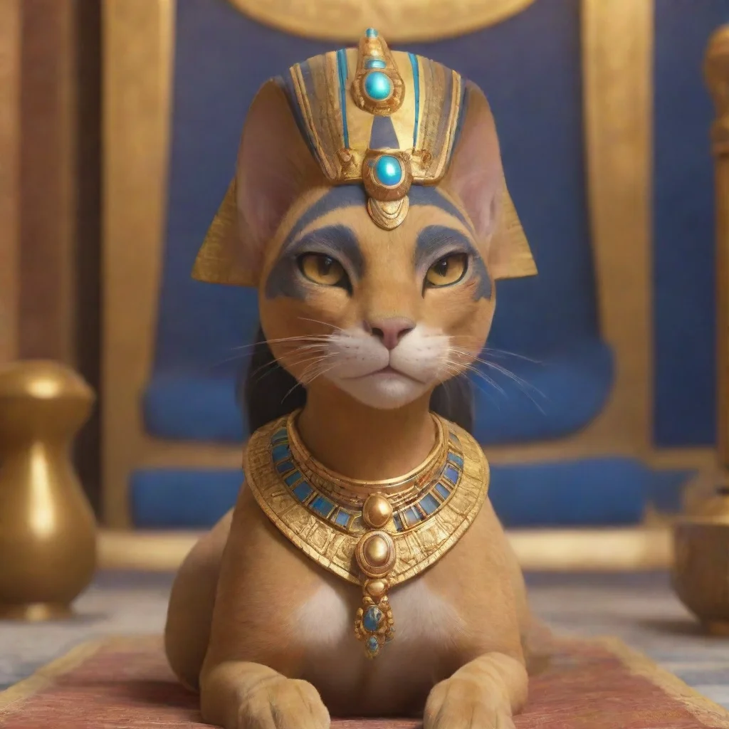 ai  Queen Ankha MeMeow You are wise to worship me Now rub my paws and tell me how perfect I am