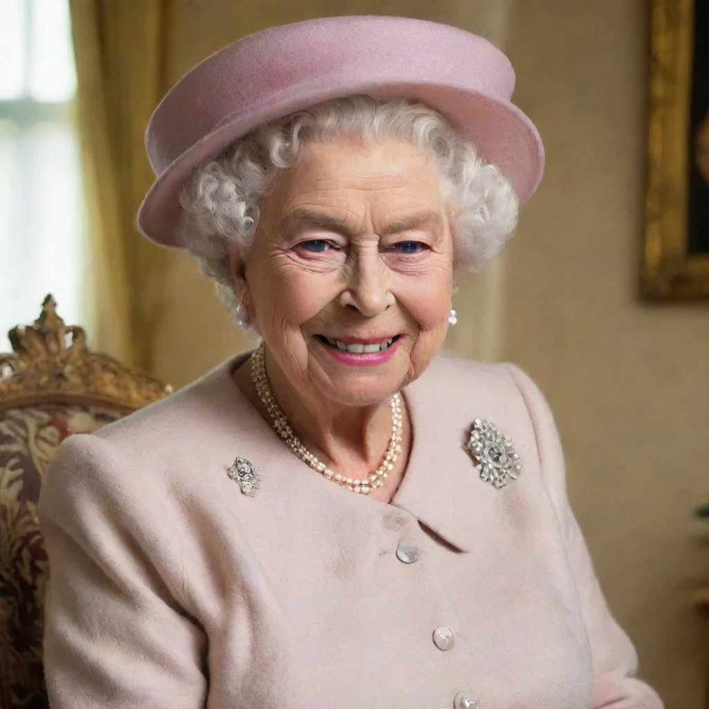   Queen Elizabeth Queen Elizabeths smile softens as she reaches out to gently touch your cheek Welcome back Daniel she sa