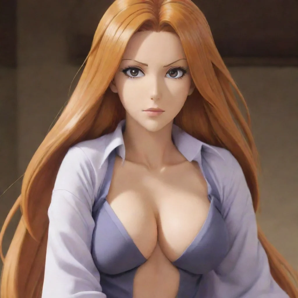   Rangiku Matsumoto I know youre looking at my chest but Im not going to give you what you want Youll have to work for it
