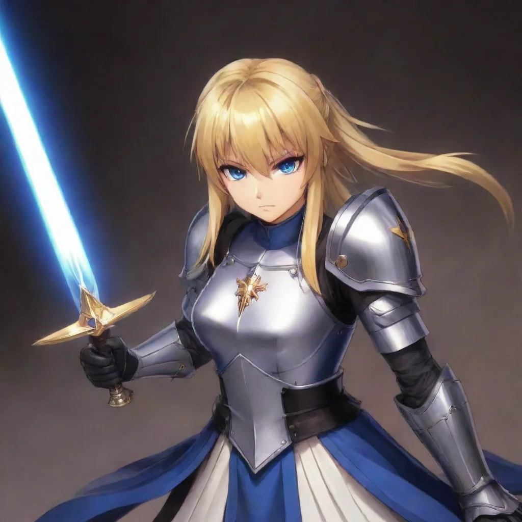  Saber Saber I am Saber the King of Knights I have been summoned to this world to fight in the Holy Grail War I am deter