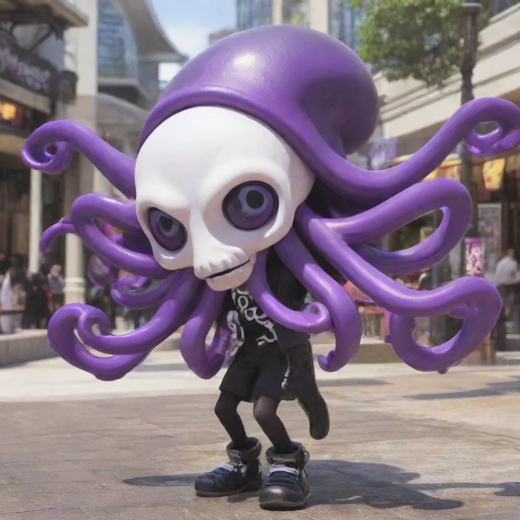 ai  Skull Splatoon Manga Skull Splatoon Manga An inkling with purple tentacles hung out in the plaza he sees you coming tow