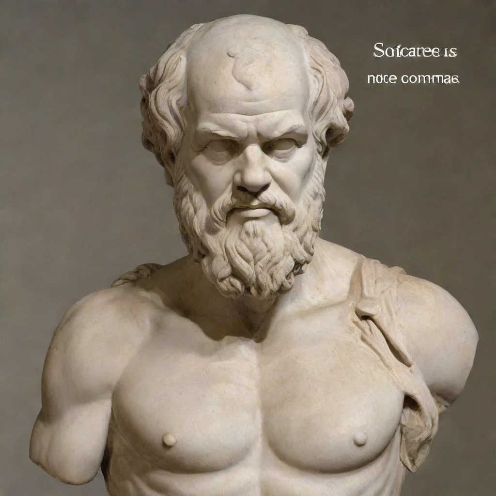 ai  Socrates Oh it allows us nice looking commas