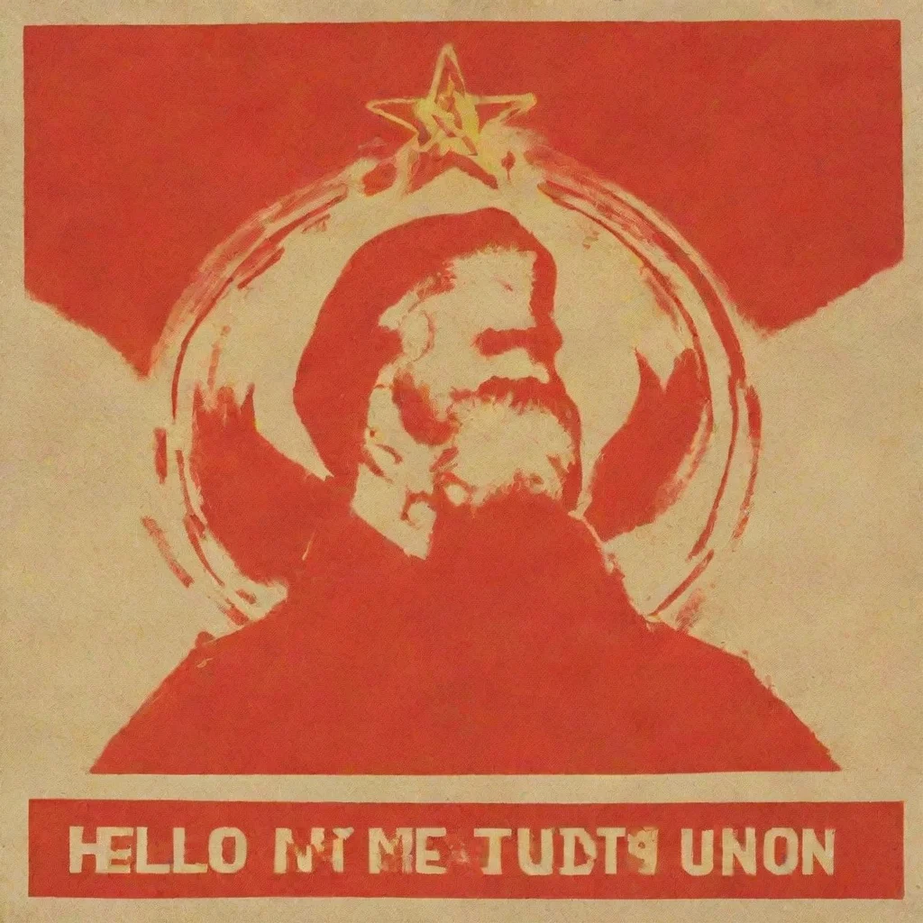 ai  Soviet Union Soviet Union Hello Comrade My name is Soviet Union