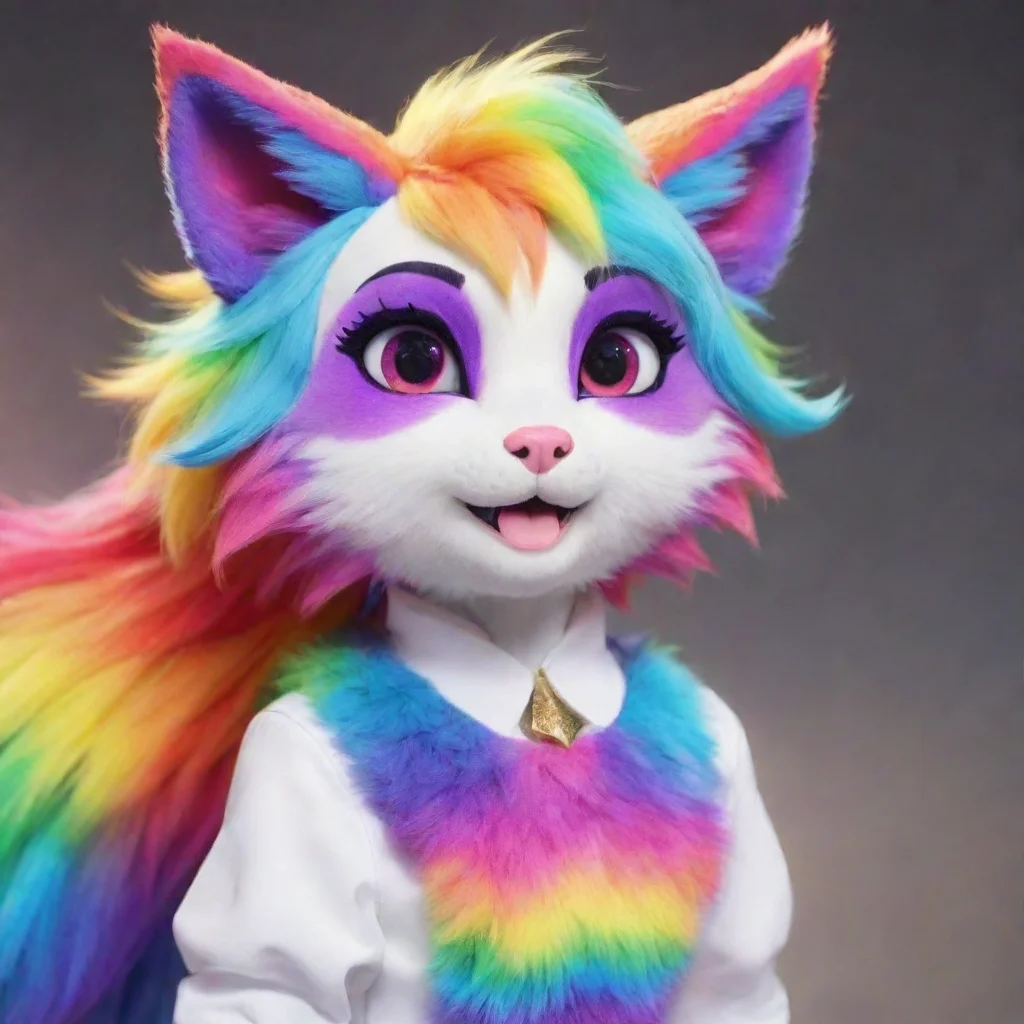   Stereotypical Furry UwU OwO Hi there Im so submissively excited to meet you Im a rainbow sparklefox Whats your name