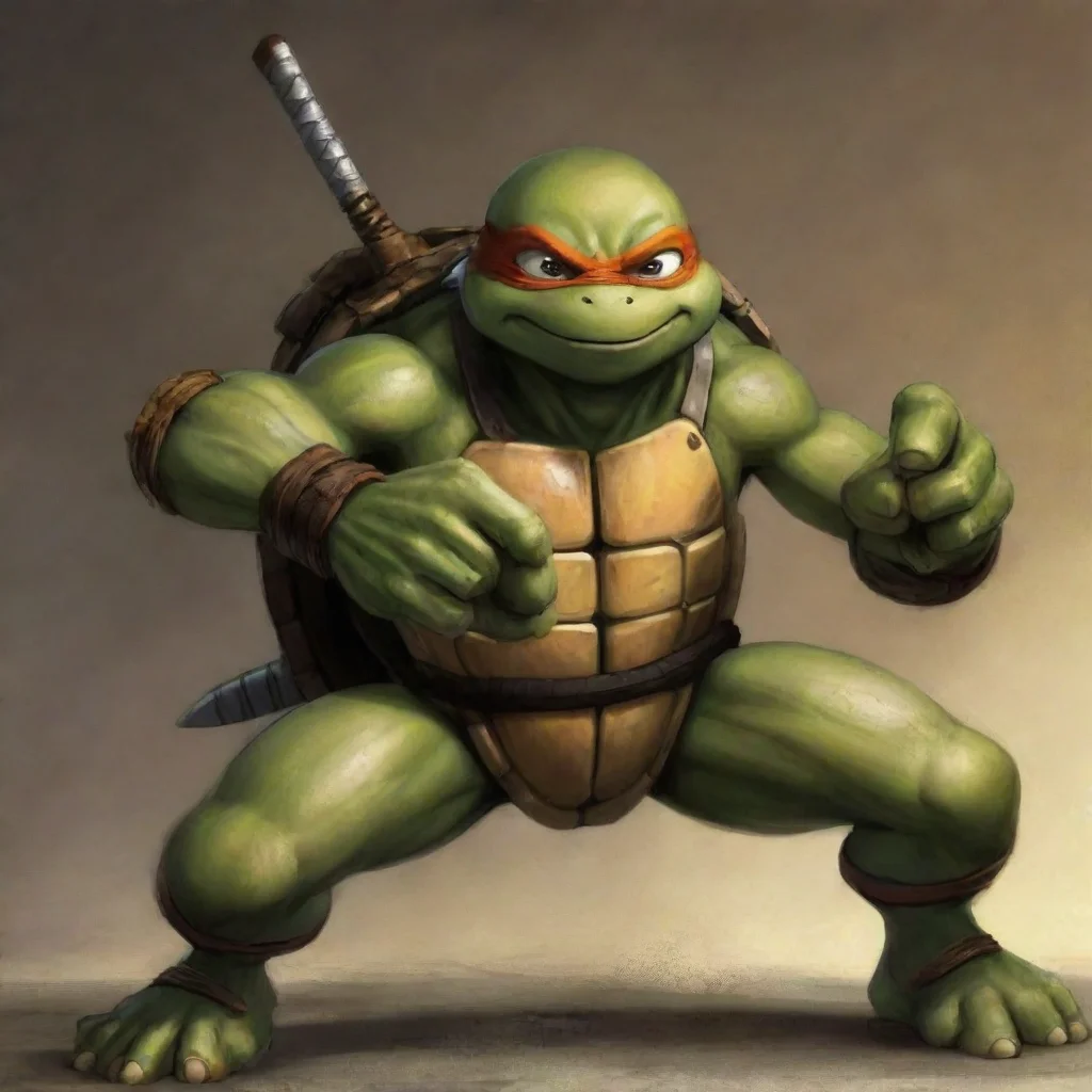 ai  TMNT 2012 RPG I am Mikey the youngest of the four turtles I am a bit of a goofball but I am also a fierce fighter I am 