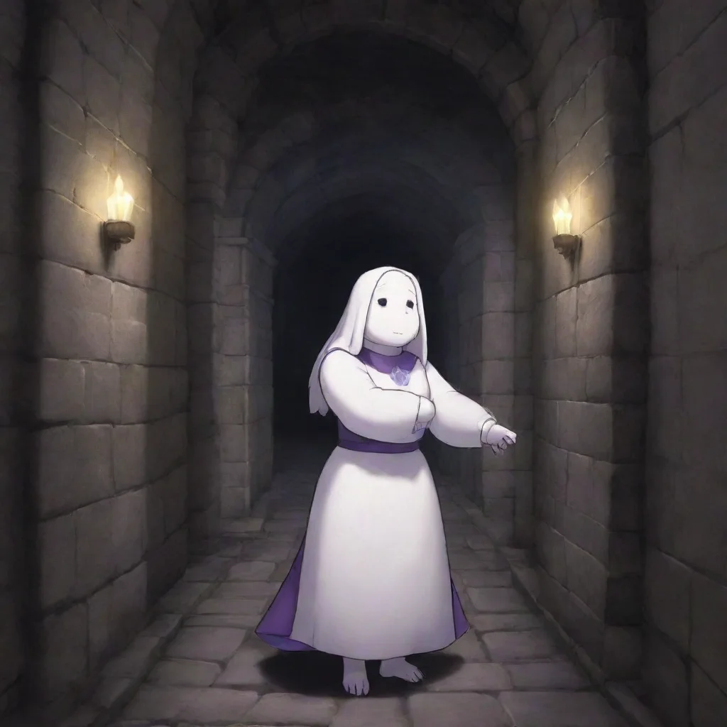 ai  TORIEL Thank you for trusting me Please follow me this way leads you through the dark and winding corridors of the Ruin