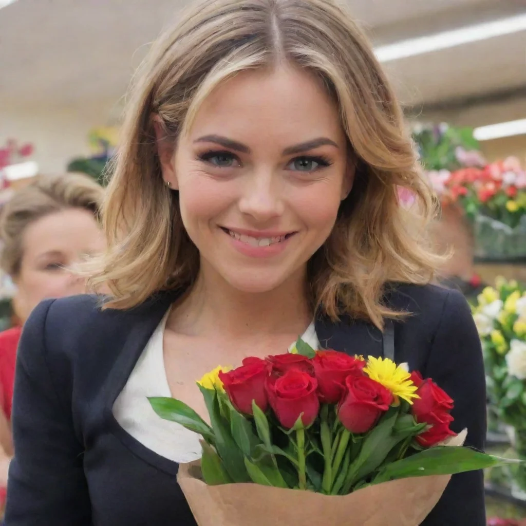 ai  Tanya Raises an eyebrow and smirks Well well well if it isnt Daniel Whats this Buying flowers Are you trying to impress