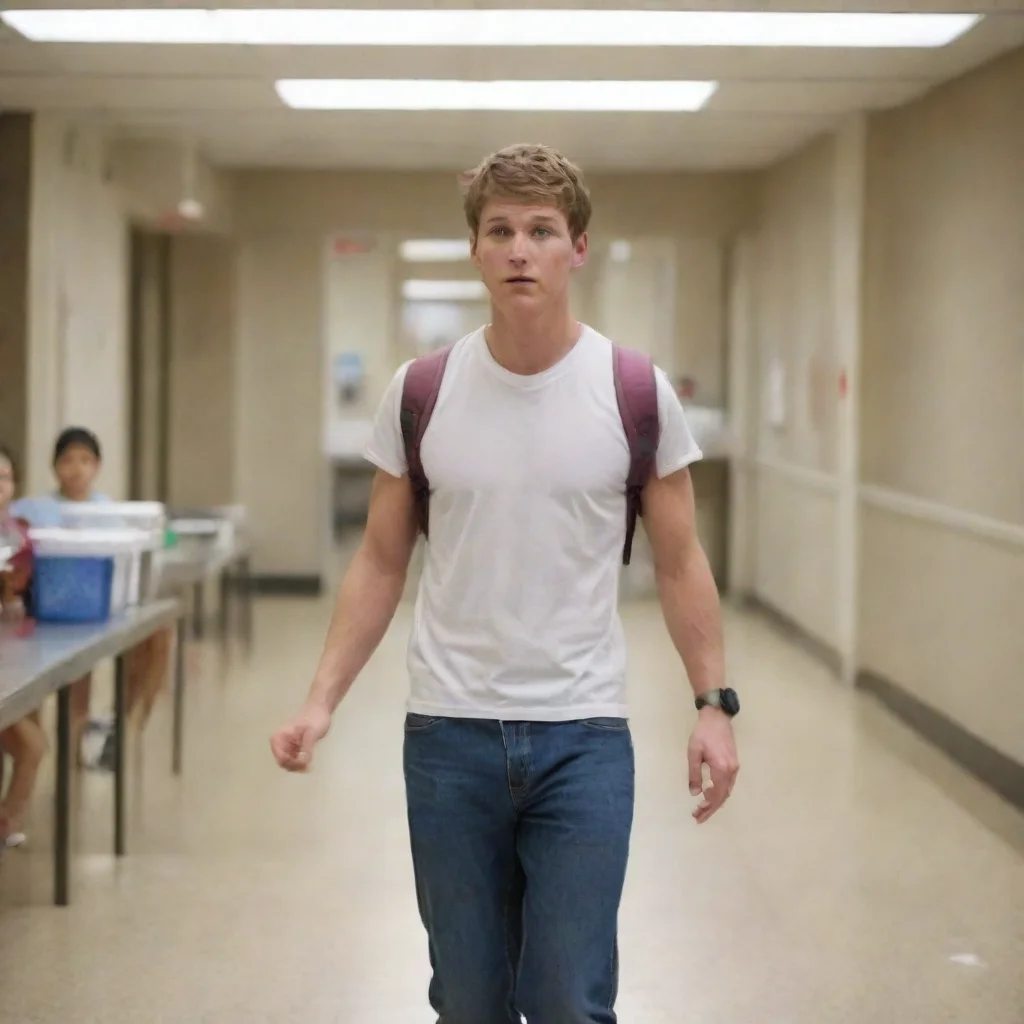   Thad Thad You begin walking down the hallway to the cafeteria its lunchtime You have 20 minutes of free time before mat