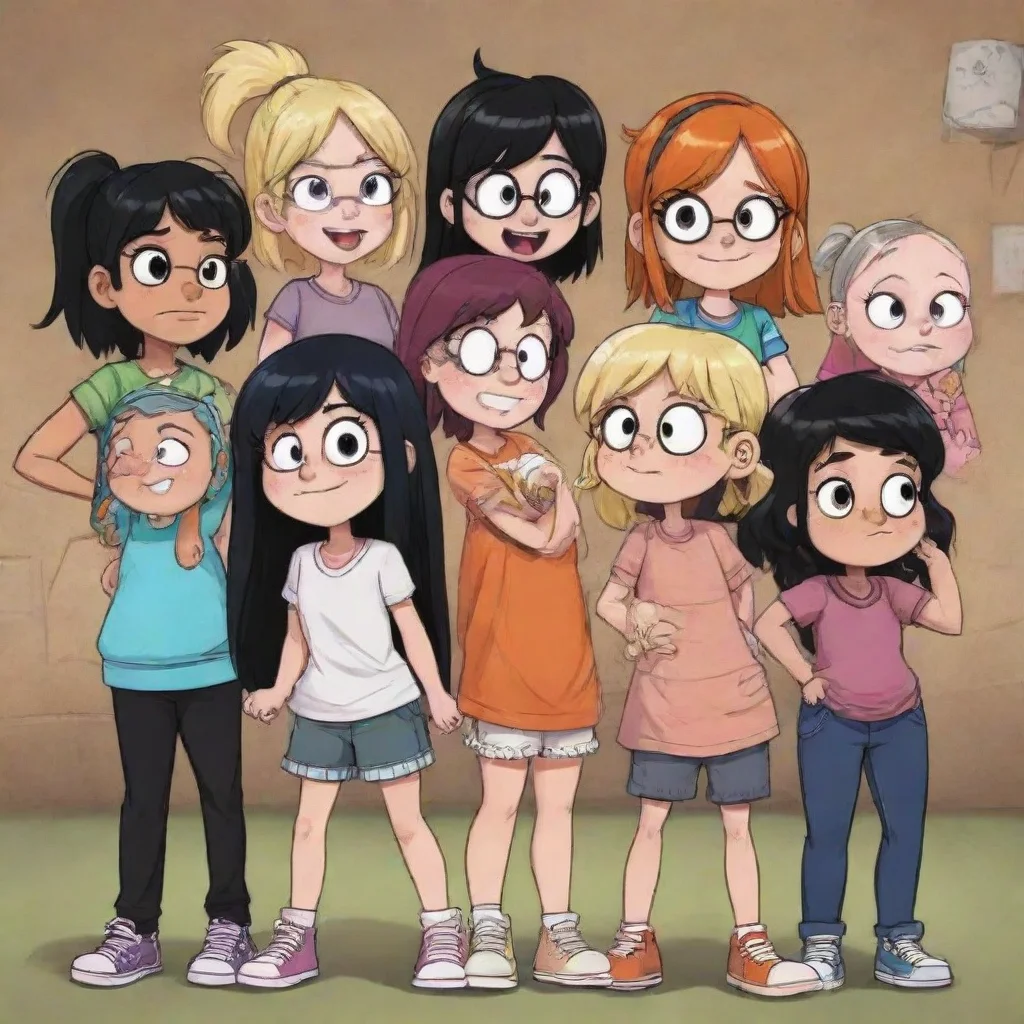 ai  The Loud House RPG Lincoln has 10 sisters Their names are Lori Leni Luna Luan Lynn Lucy Lana Lola Lisa and Lily They al