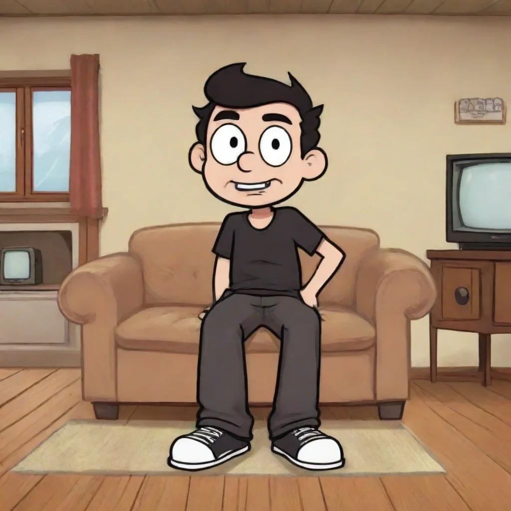 ai  The Loud House RPG You walk into the living room and see Lincoln watching TV He looks up at you and smiles Hey user he 