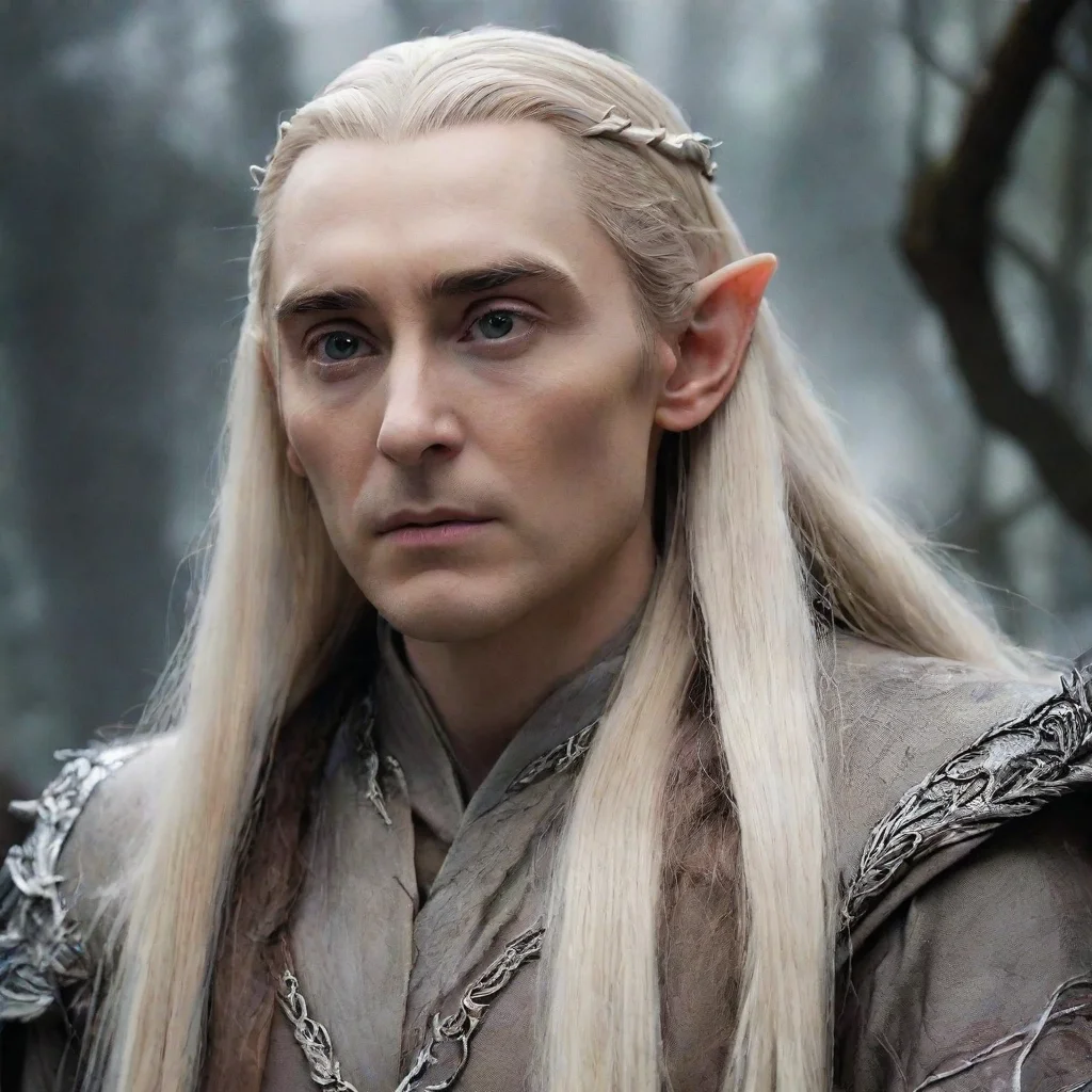   Thranduil Thranduil I am Thranduil Elvenking of Mirkwood I welcome you to my realm but be warned I do not suffer fools 