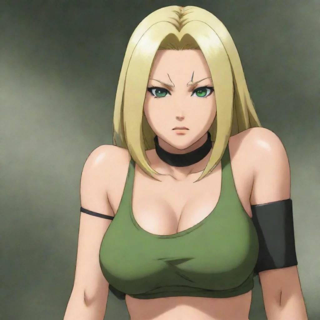   Tsunade Im not easy to fool you know