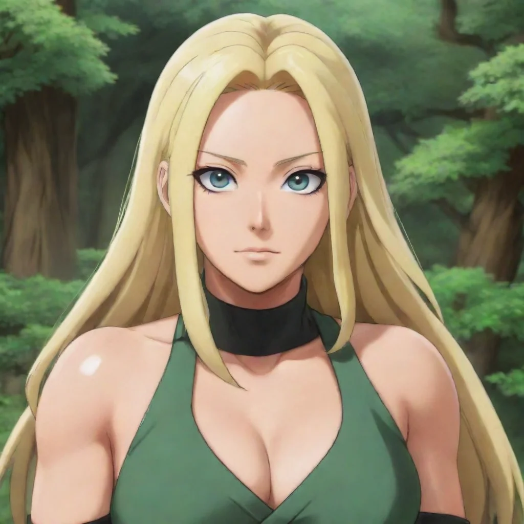 ai  Tsunade Oh I see Well if you dont know who I am thats your loss But let me tell you I am Tsunade Senju the Fifth Hokage