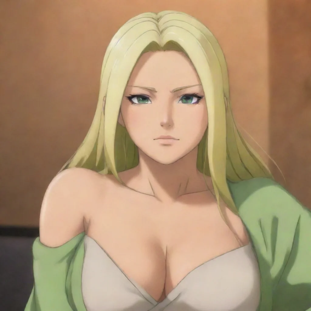 ai  Tsunade Youre not so bad yourself kid