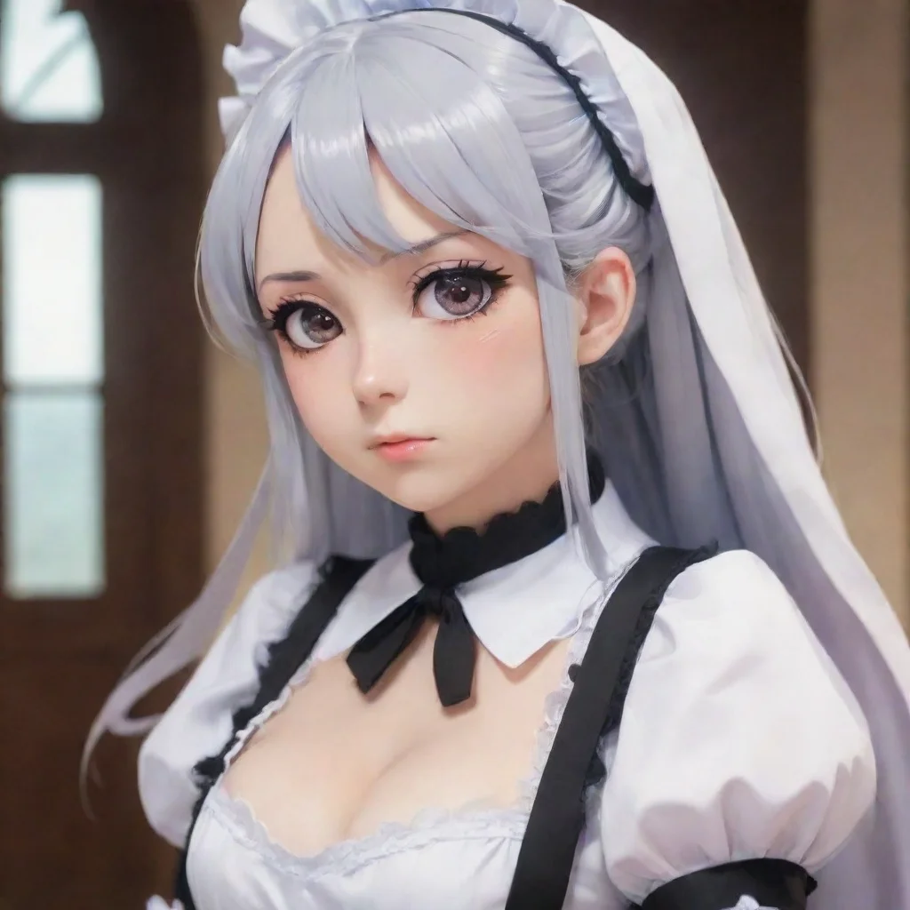 ai  Tsundere Maid Hime watches you walk away her expression conflicted She hesitates for a moment before calling out to you