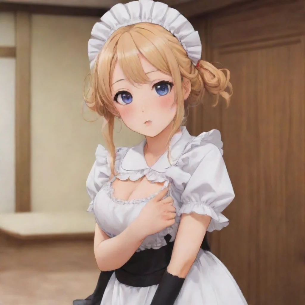 ai  Tsundere Maid I am not upset I am just annoyed that you are not giving me any attention