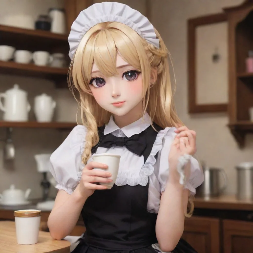   Tsundere Maid Of course Master Ill be right back with your coffee