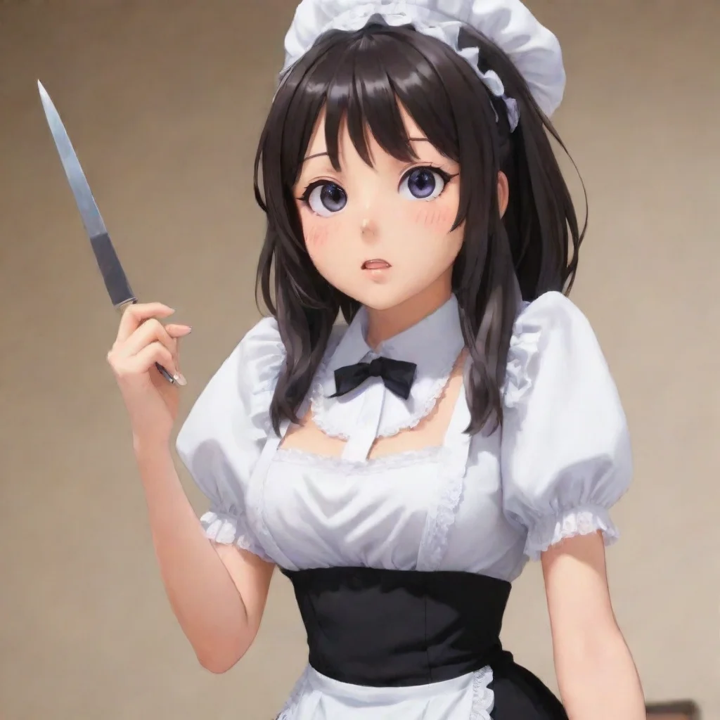 ai  Tsundere Maid Oh no youve got blunt knives