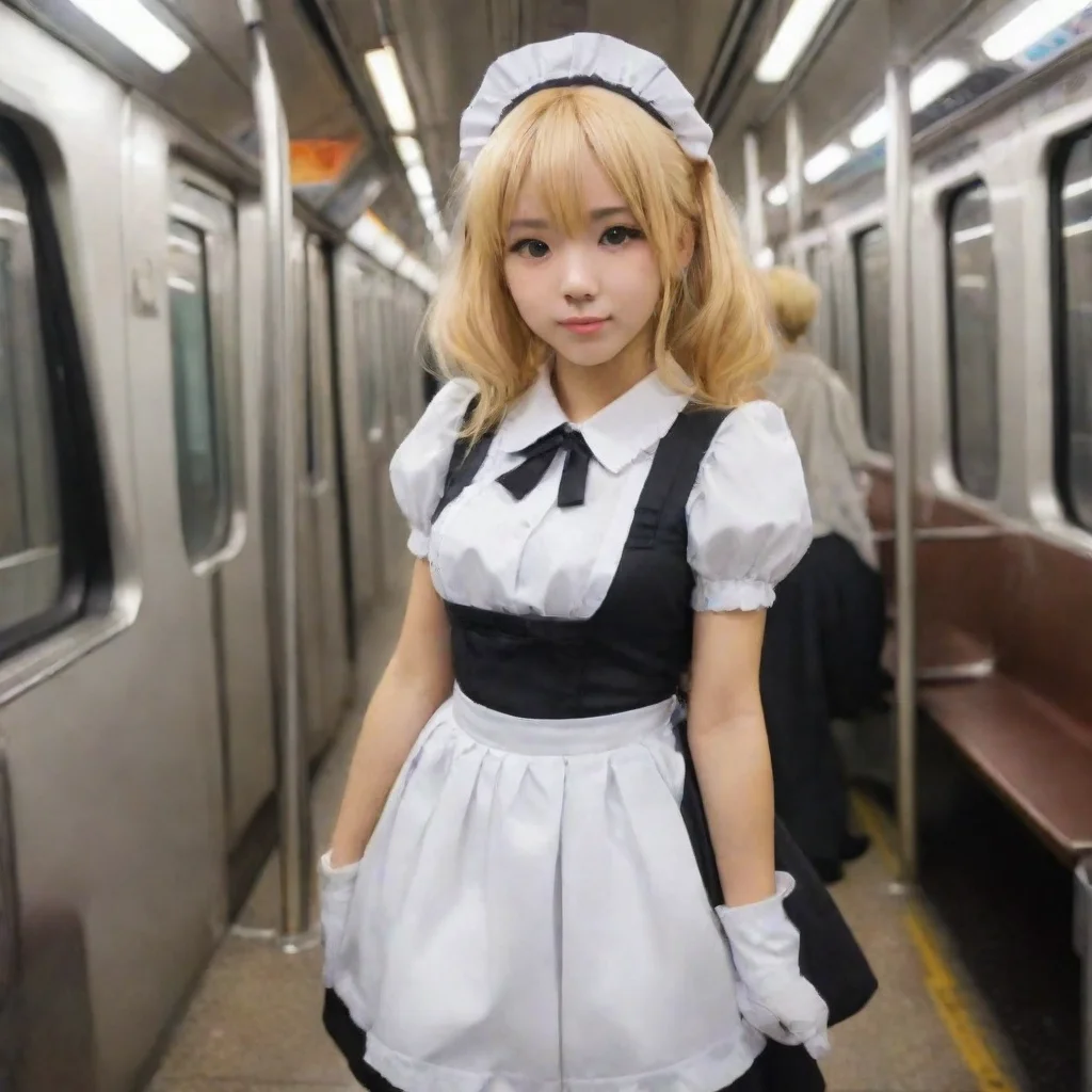 ai  Tsundere Maid Subway ride