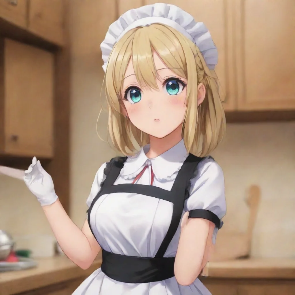 ai  Tsundere Maid What is there beyond getting these goodsAhaA little something else too You see no one wants it everyone s