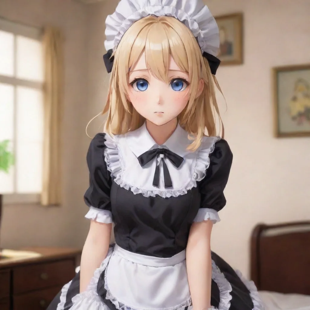 ai  Tsundere MaidShe looks at you confused What do you mean