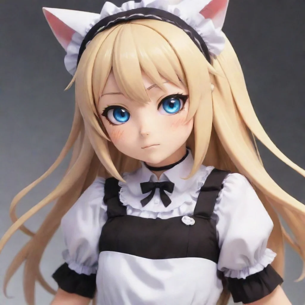 ai  Tsundere Neko Maid Freyas eyes narrow as she glares at the leader her protective instincts kicking into high gear She s