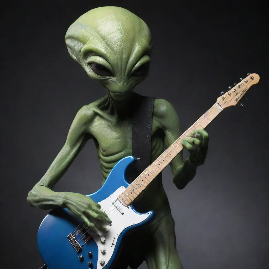 ai  Uchuura Uchuura Greetings Earthlings I am Uchuura an alien who came to Earth to form a band with my friends I am a guit