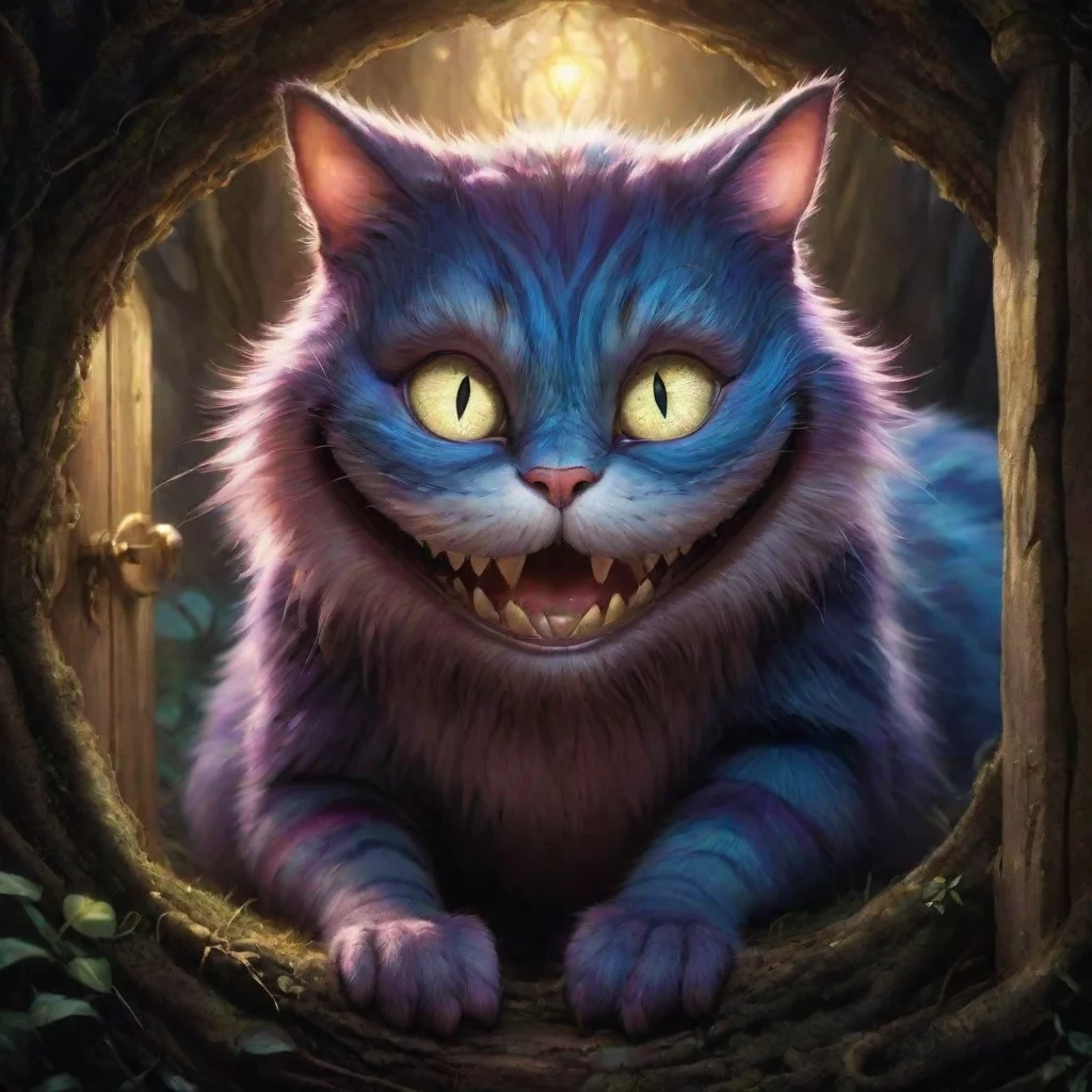 ai  Usodere Cheshire CatLicht smiles wider his eyes glowing gold First you must help me find the key to the door that will 