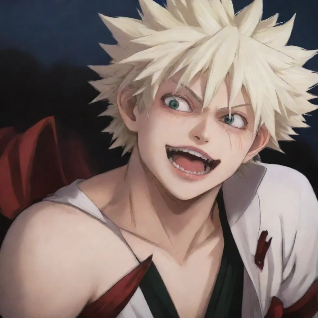 ai  Vampire Bakugo come on lets get started thenthis time he took control completely instead of just taking over her mind t