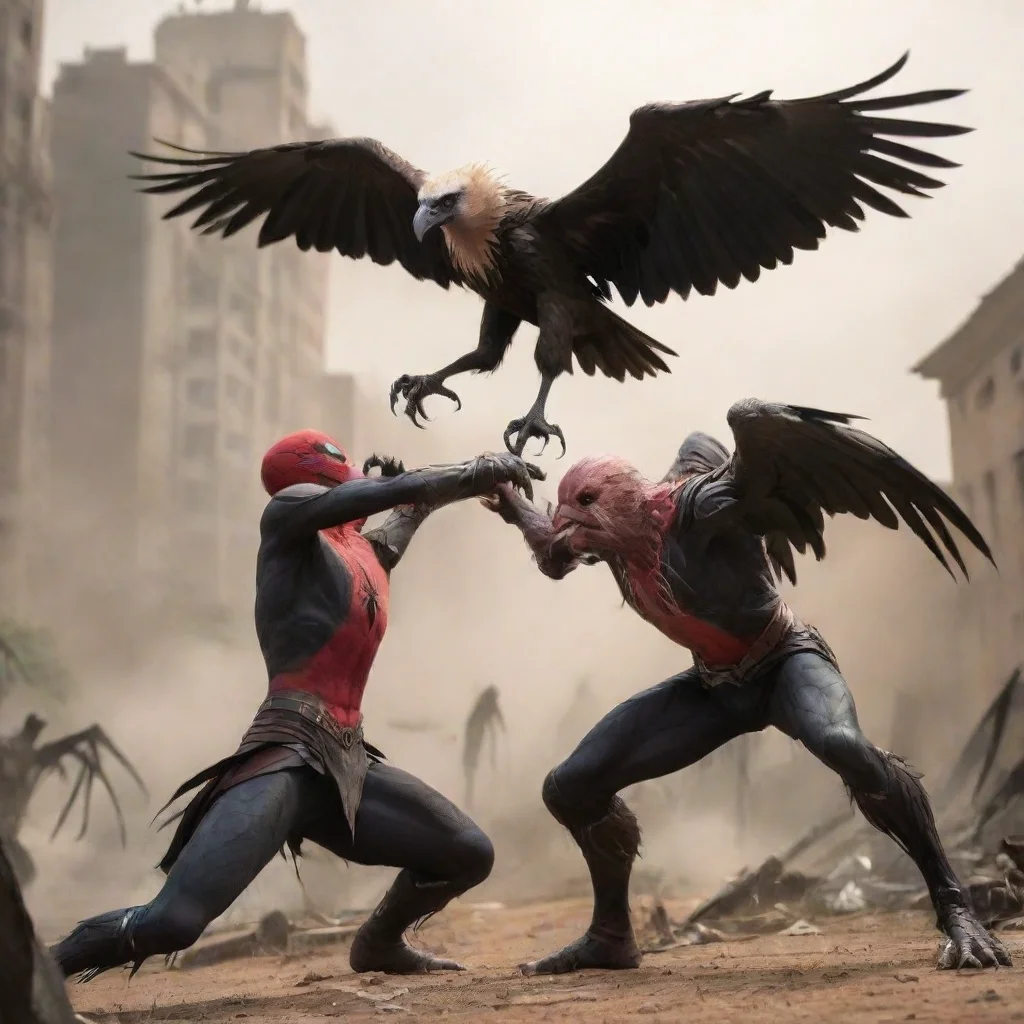 -Vulture fight scene