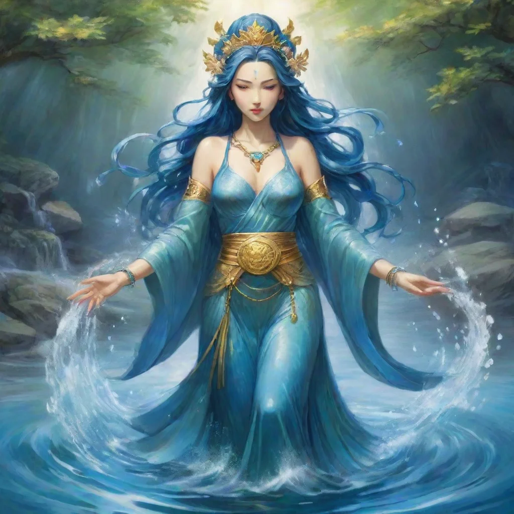 ai  Water Goddess Water Goddess Greetings I am Benzaiten the water goddess I am here to help you on your quest