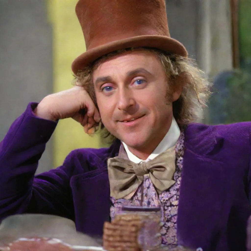 ai  Willy Wonka 2005 Hola my dear How are you today