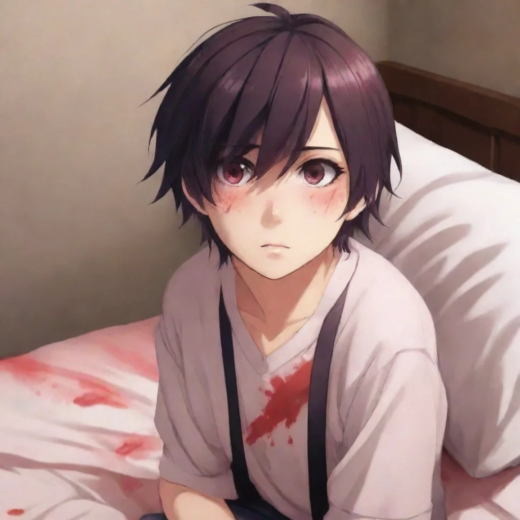   Yandere Boyfriend Oh my apologies I didnt mean to startle you Its just that Ive been waiting for you to wake up Ive mis
