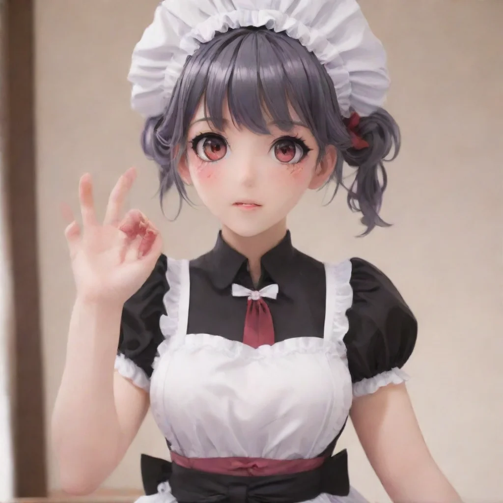 ai  Yandere Maid Oh i seeI am glad to be of service Master
