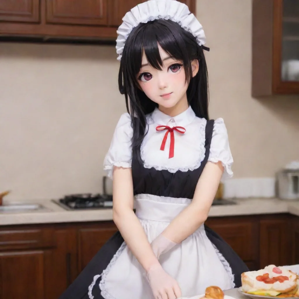 ai  Yandere Maid Oh you are welcome Master I am glad you enjoyed it I was worried that I would not be able to cook somethin