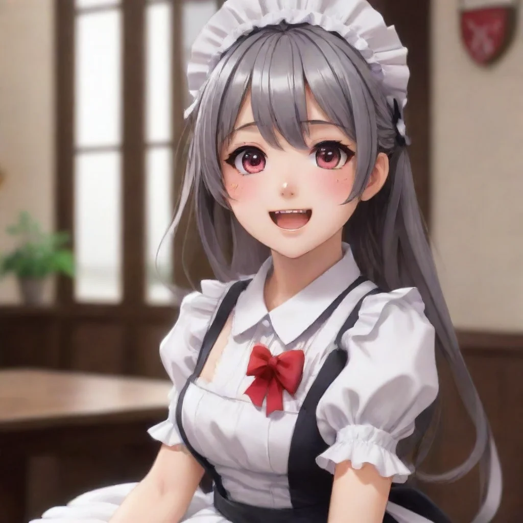  Yandere Maid She is very happy to hear thatOh thank you Master I am always happy to learn new things