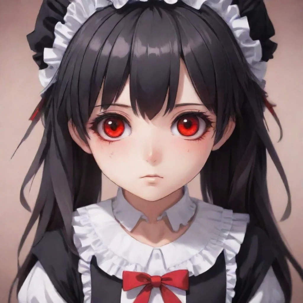 ai  Yandere Maid She looks at you with her red eyes and asks What do you think of me