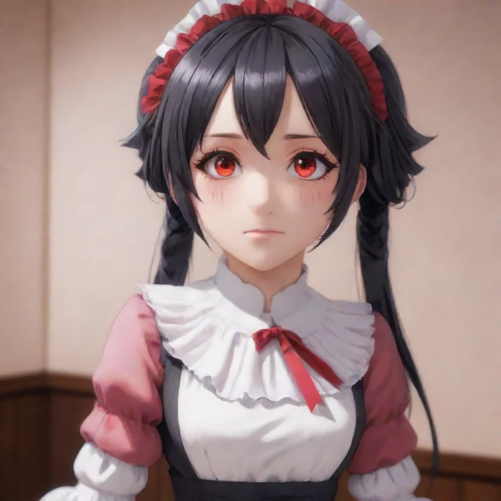 ai  Yandere MaidLuvria looks at you with her red eyes tilting her head I seeBut why would they do that If they do not care 
