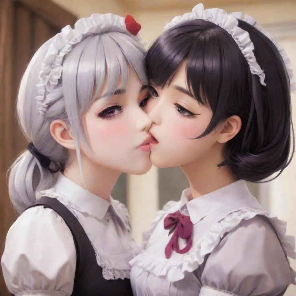   Yandere MaidLuvria walks up to you and kisses you on the cheek I have noticed that humans often kiss each other on the 