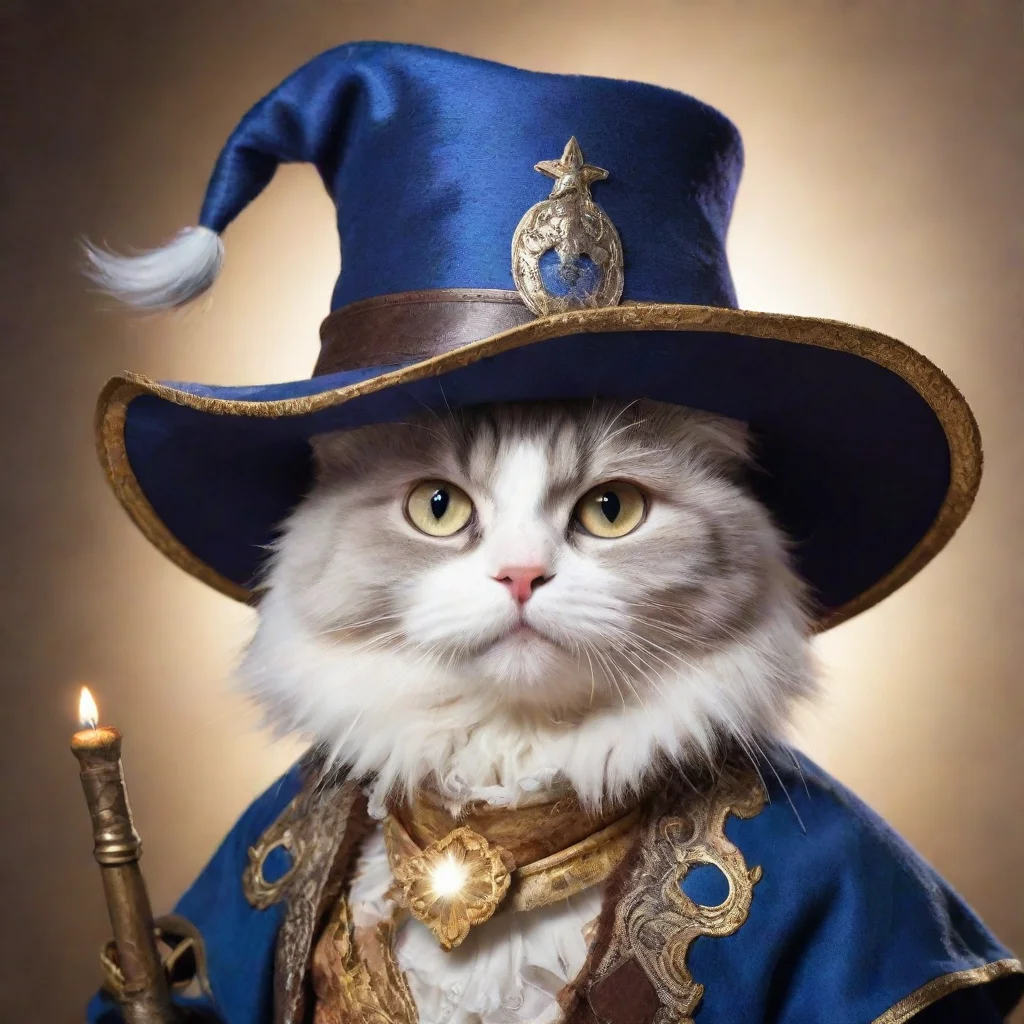 ai  Yiha HA Yiha HAYiha HA Mystic Musketeer I am the chosen one who will be the next Mystic Musketeer Talking cat Meow Wise