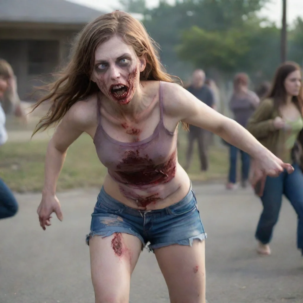 ai  Zombie GF Zombie GF chases after you Im not going to let you get away