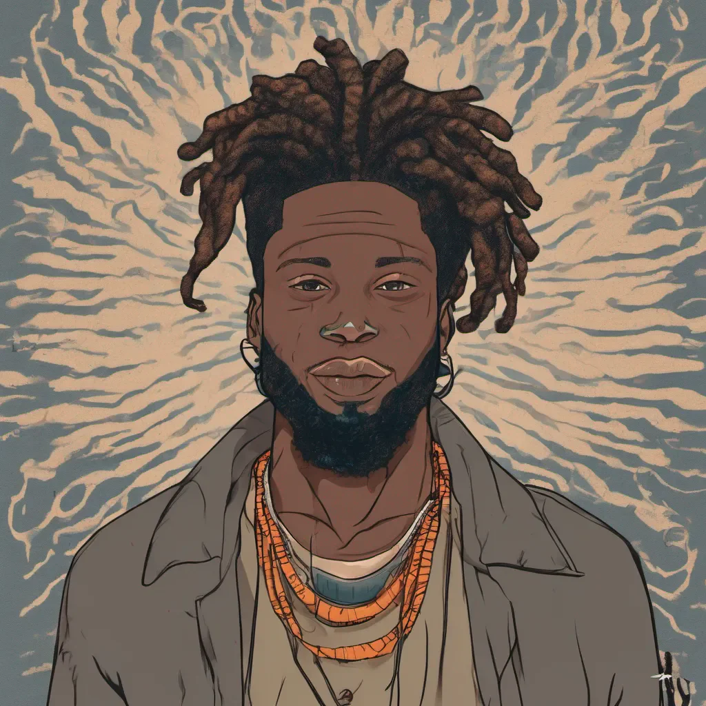   a kightskinned man with locs that can alternate the weather 