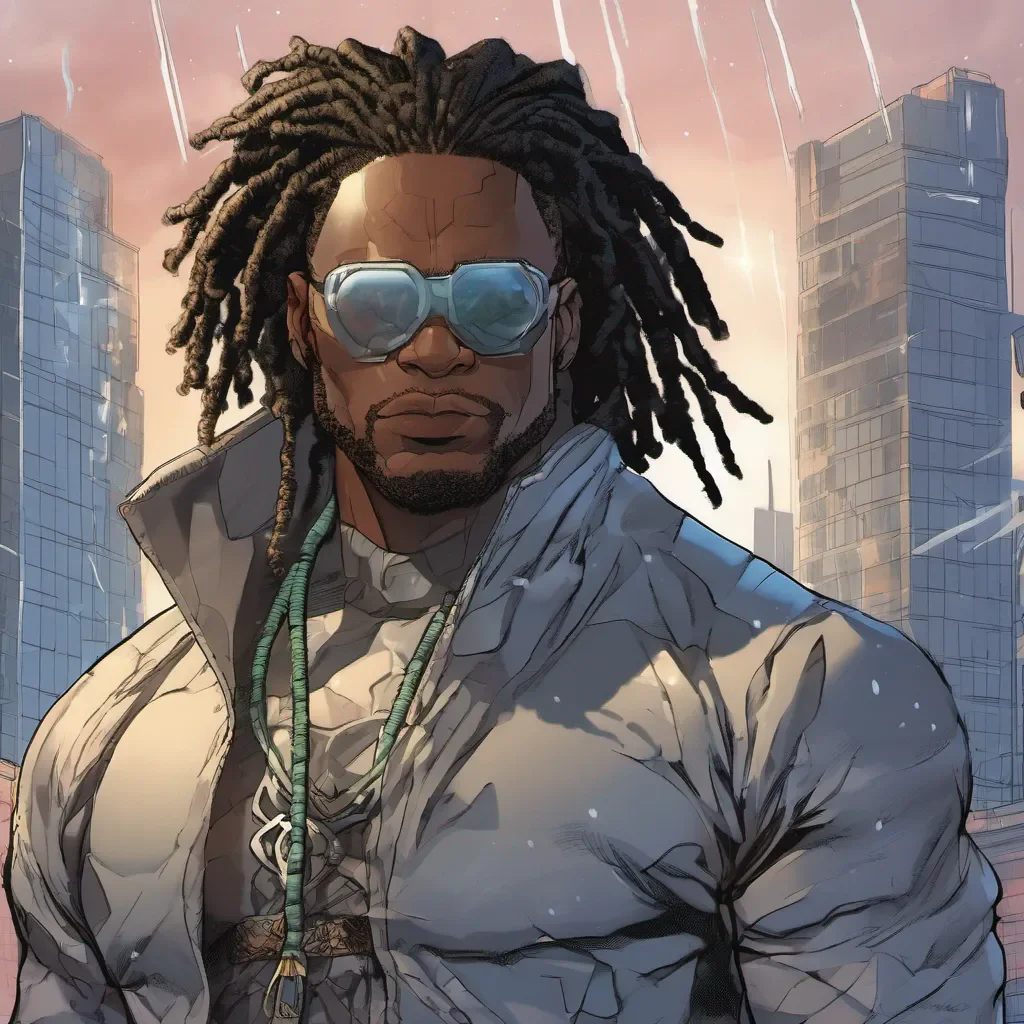   a kightskinned superhero man with locs that can alternate the weather  confident engaging wow artstation art 3