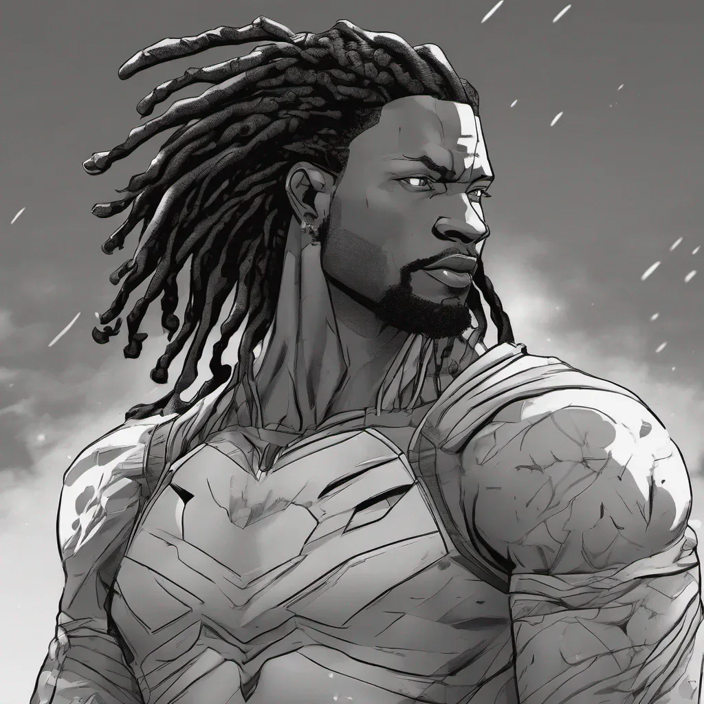   a kightskinned superhero man with locs that can alternate the weather  good looking trending fantastic 1
