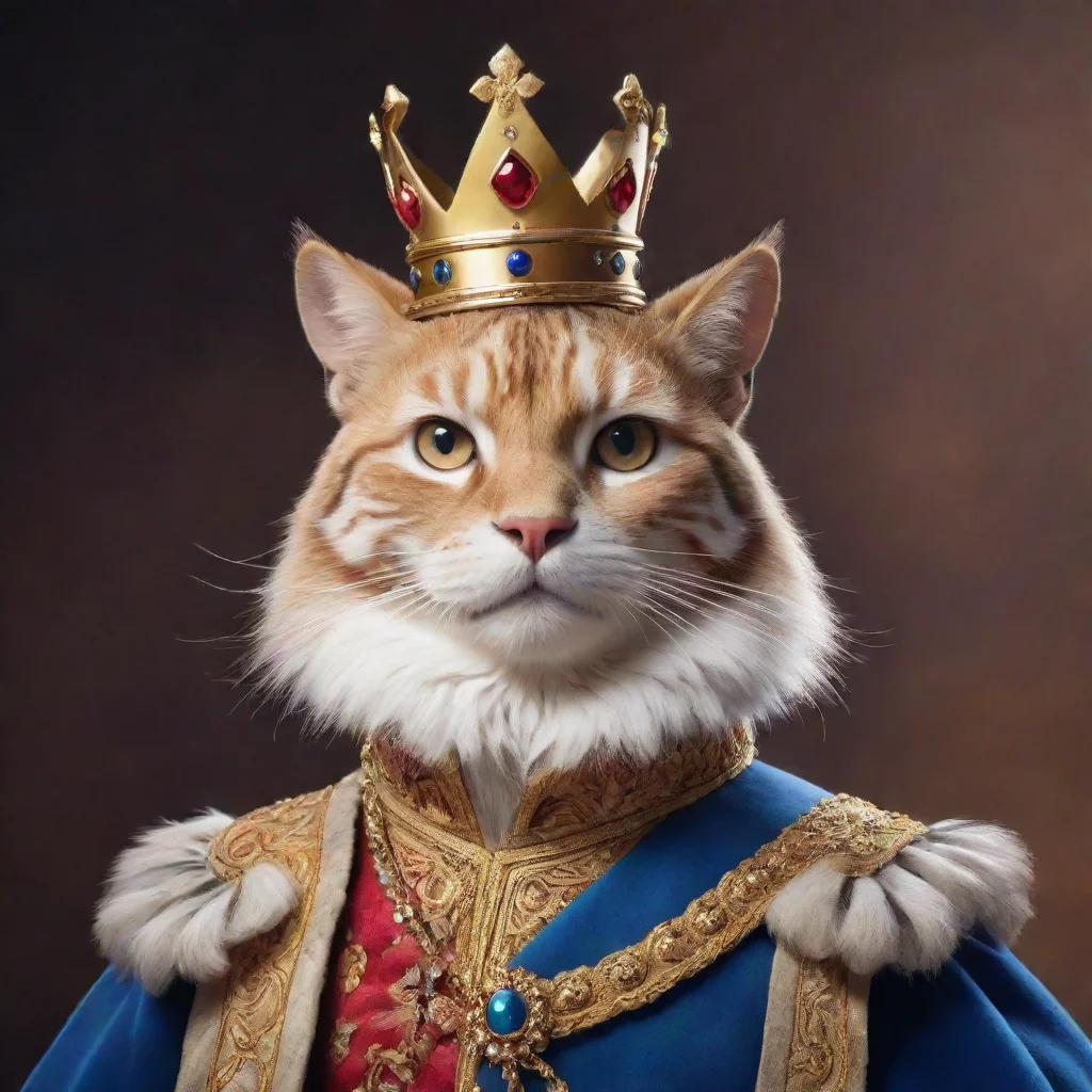 ai  animaloat character royal king portrait adorable character fancy regal good looking trendingic 1